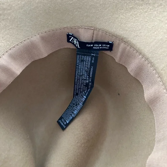 Zara hat with ribbon. Brand new in box. Size m. Never worn. - Picture 4 of 5